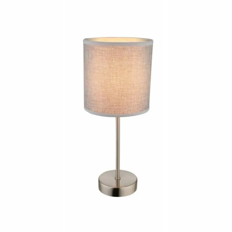 Luminaires Globo Lighting Lampes À Poser|Lampe à poser Globo Nickel mat, 1 lumière