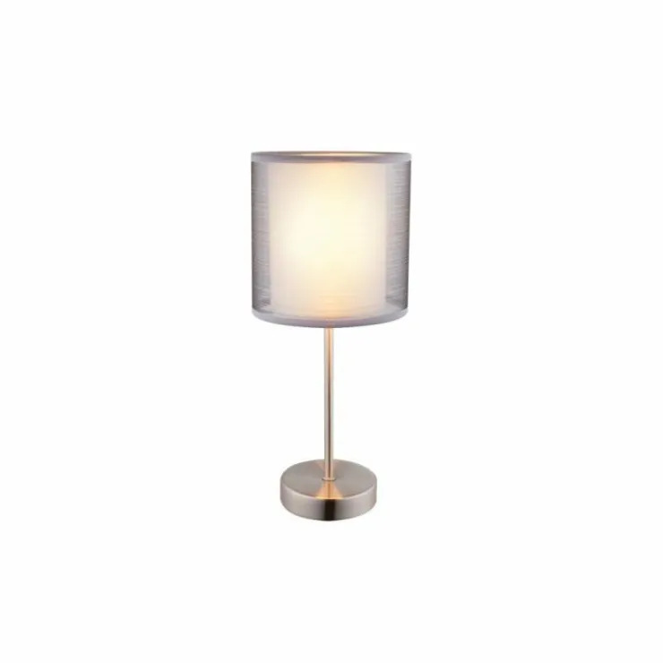 Luminaires Globo Lighting Lampes À Poser|Lampe à poser Globo Nickel mat, 1 lumière
