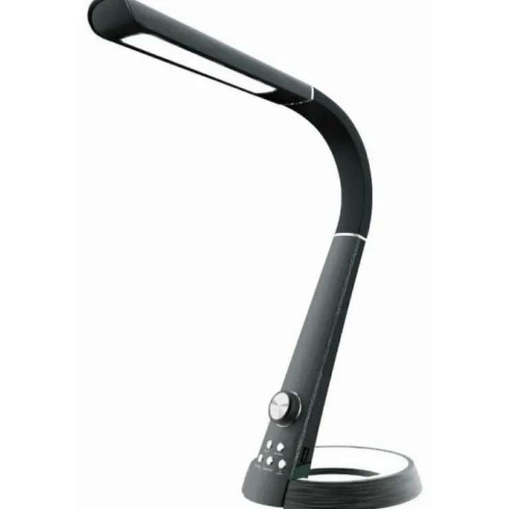 Luminaires Globo Lighting Lampes À Poser|Lampe à poser Globo PINJU Noir, 2 lumières, Changeur de couleurs