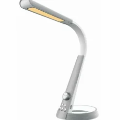 Luminaires Globo Lighting Lampes À Poser|Lampe à poser Globo PINJU Argenté, 2 lumières, Changeur de couleurs