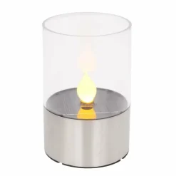 Luminaires Globo Lighting Lampes À Poser|Lampe à poser Globo SOLAR LED Acier inoxydable, 1 lumière