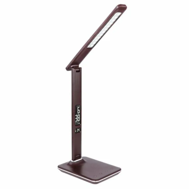 Luminaires Globo Lighting Lampes À Poser|Lampe à poser Globo TANNA LED Brun foncé, 1 lumière