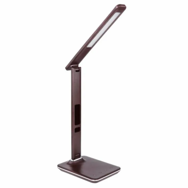 Luminaires Globo Lighting Lampes À Poser|Lampe à poser Globo TANNA LED Brun foncé, 1 lumière