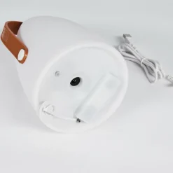 Lampe à poser Guari LED Brun, Blanc, 1 lumière, Changeur de couleurs