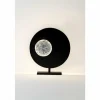 Luminaires Holländer Lampes À Poser|Lampe à poser Holländer LUNA RUND LED Brun, Noir, Argenté, 1 lumière