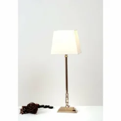 Luminaires Holländer Lampes À Poser|Lampe à poser Holländer NEW YORK TOWER Nickel mat, 1 lumière