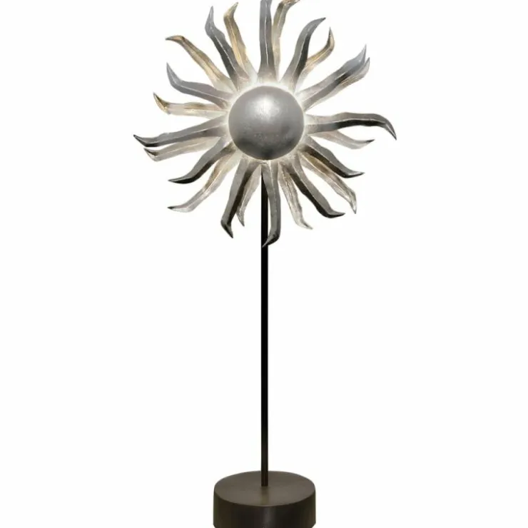 Luminaires Holländer Lampes À Poser|Lampe à poser Holländer SONNE Noir, Argenté, 6 lumières