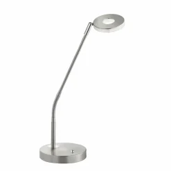 Luminaires Fischer & Honsel Éclairage Led|Lampe à poser Honsel Dent LED Nickel mat, 1 lumière, Changeur de couleurs