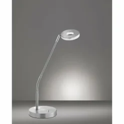 Luminaires Fischer & Honsel Éclairage Led|Lampe à poser Honsel Dent LED Nickel mat, 1 lumière, Changeur de couleurs