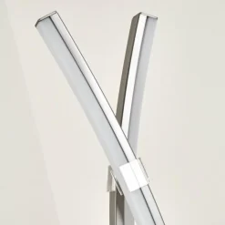 hofstein Lampes À Poser|Lampe à poser Horpmaal LED Nickel mat, 2 lumières