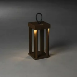 Lampe à poser Konstsmide Cannes LED Rouille, 5 lumières
