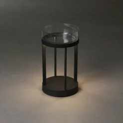 Lampe à poser Konstsmide Chieti LED Noir, 1 lumière