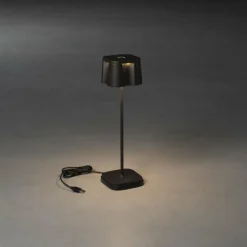 Lampe à poser Konstsmide Nice LED Noir, 5 lumières