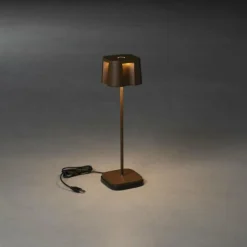 Lampe à poser Konstsmide Nice LED Rouille, 5 lumières