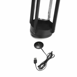 Lampe à poser Konstsmide Otranto LED Noir, 1 lumière