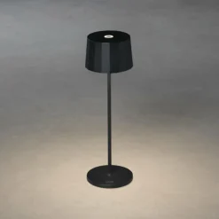 Lampe à poser Konstsmide Positano LED Noir, 1 lumière