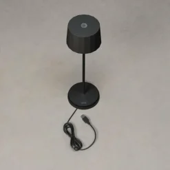 Lampe à poser Konstsmide Positano LED Noir, 1 lumière