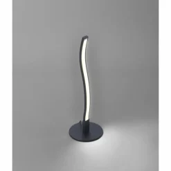 Luminaires Leuchten Direkt Éclairage Led|Lampe à poser Leuchten-Direkt WAVE LED Noir, 1 lumière