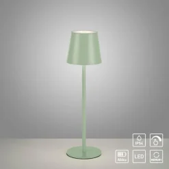 Lampe à poser Leuchten-Direkt EURIA LED Vert, 1 lumière