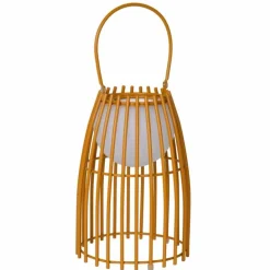 Lampe à poser Lucide FJARA LED Brun, 1 lumière