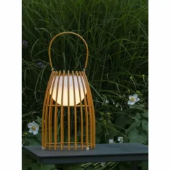 Lampe à poser Lucide FJARA LED Brun, 1 lumière