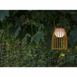 Lampe à poser Lucide FJARA LED Brun, 1 lumière