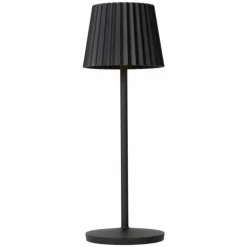 Lampe à poser Lucide JUSTINE LED Noir, 1 lumière