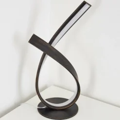 hofstein Éclairage Led|Lampe à poser Medle LED Rouille, 1 lumière