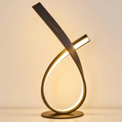 hofstein Éclairage Led|Lampe à poser Medle LED Rouille, 1 lumière
