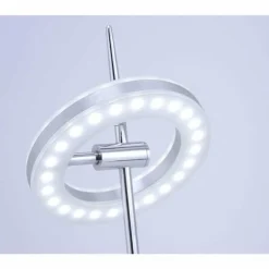 Lampe à poser Paul Neuhaus Q-AMY LED Acier inoxydable, 2 lumières, Télécommandes