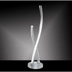 Luminaires Paul Neuhaus Éclairage Led|Lampe à poser Paul Neuhaus POLINA LED Acier inoxydable, 1 lumière
