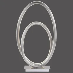 Lampe à poser Paul Neuhaus Q-NEVIO LED Nickel mat, 1 lumière, Télécommandes