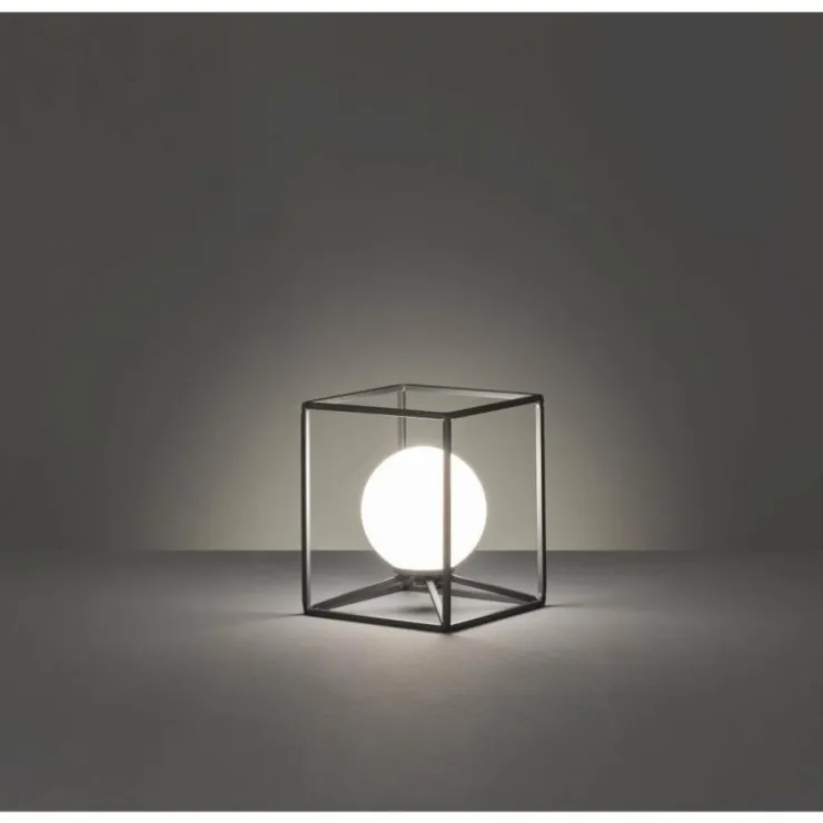 Luminaires Reality Lampes À Poser|Lampe à poser Reality GABBIA Noir, 1 lumière