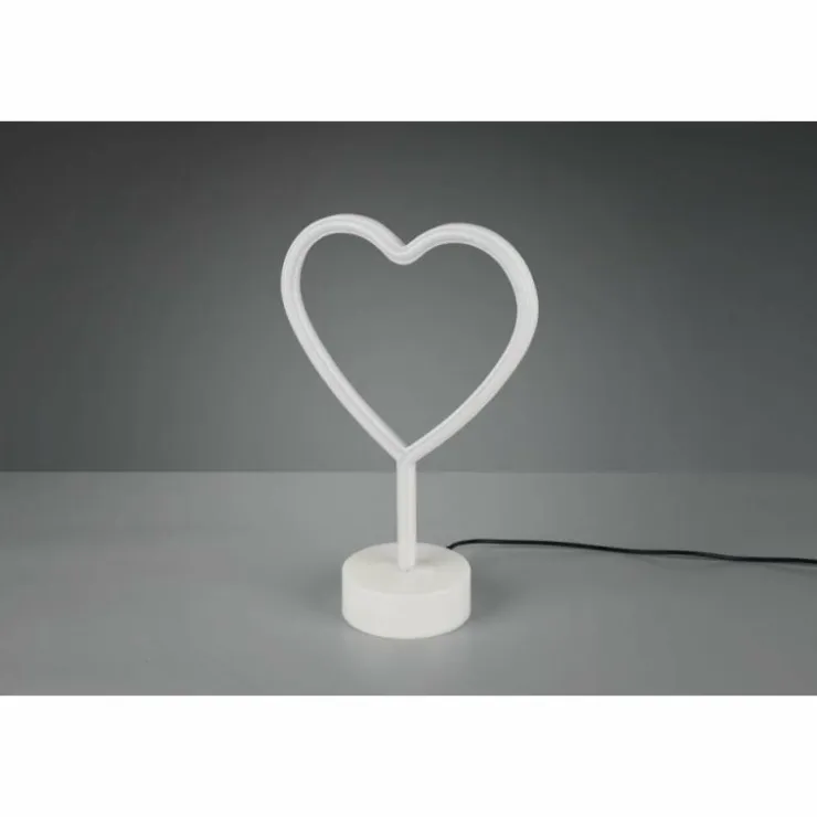 Luminaires Reality Lampes À Poser|Lampe à poser Reality HEART LED Blanc, 1 lumière