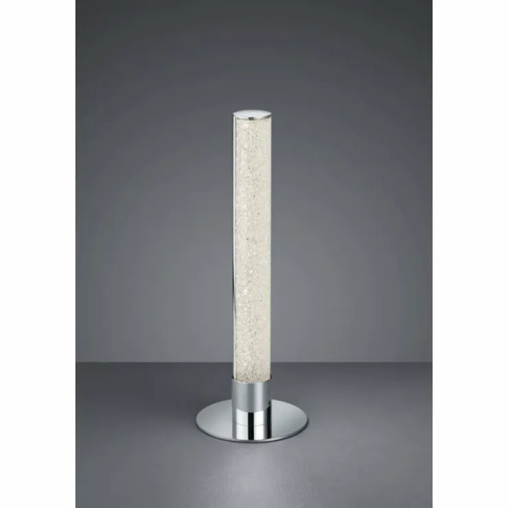 Luminaires Reality Éclairage Led|Lampe à poser Reality LEIA LED Chrome, 1 lumière, Télécommandes, Changeur de couleurs