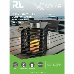 Lampe à poser Reality Santana LED Noir, 1 lumière