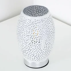 hofstein Lampes À Poser|Lampe à poser Saksborg Chrome, 1 lumière