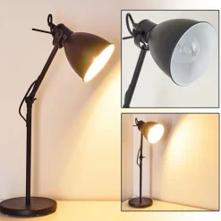 hofstein Lampes À Poser|Lampe à poser Timola Noir, 1 lumière