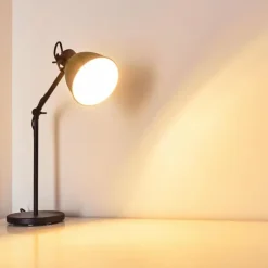 hofstein Lampes À Poser|Lampe à poser Timola Noir, 1 lumière