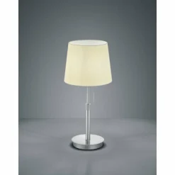 Luminaires Trio Lampes À Poser|Lampe à poser Trio LYON Nickel mat, 1 lumière