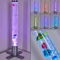 hofstein Éclairage Led|Lampe à poser Wanas LED Titane, 1 lumière