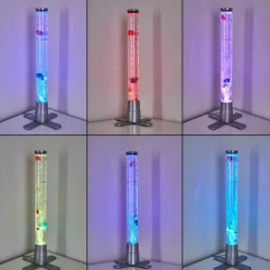 hofstein Éclairage Led|Lampe à poser Wanas LED Titane, 1 lumière