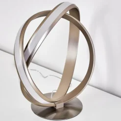 hofstein Éclairage Led|Lampe à poser Woyens LED Nickel mat, 1 lumière