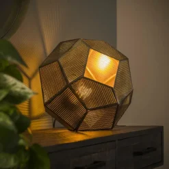 hofstein Lampes À Poser|Lampe de table Chemenot Ancien, Cuivre, 1 lumière