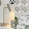 hofstein Lampes À Poser|Lampe de table Dalheim LED Nickel mat, 1 lumière