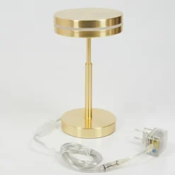 hofstein Éclairage Led|Lampe de table Huallilemu LED Laiton, 1 lumière