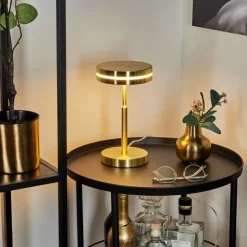 hofstein Éclairage Led|Lampe de table Huallilemu LED Laiton, 1 lumière