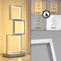hofstein Lampadaires Et Lampes Sur Pied|Lampe de table Bacolod LED Aluminium, 1 lumière