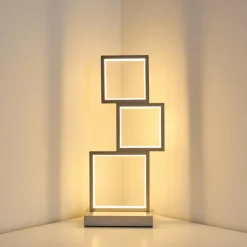 hofstein Lampadaires Et Lampes Sur Pied|Lampe de table Bacolod LED Aluminium, 1 lumière