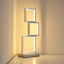 hofstein Lampadaires Et Lampes Sur Pied|Lampe de table Bacolod LED Aluminium, 1 lumière